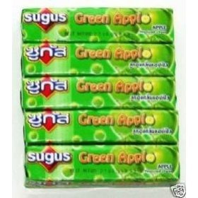 5 Pack Sugus Green Apple Wrigley’s Sweet Chewy Candy logo