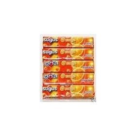 5 Packs Sugus Orange Wrigley’s Sweet Chewy Candy logo