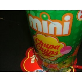 56 Units Mini Chupa Chups Fruit Mix Flavour Lollipops Free From Thailand logo