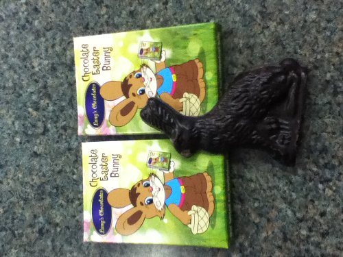 7 Individually Boxed Dark Chocolate Easter Bunnies Measures 3.5 Inches logo