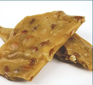 8 Oz. Gourmet Almond Brittle logo