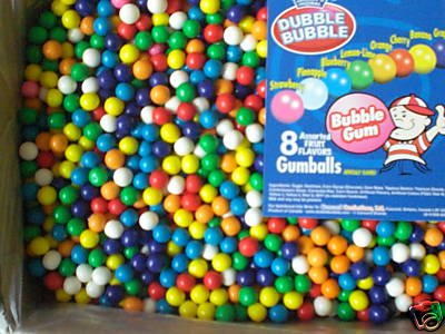 8 Pound Dubble Bubble 1/2 Assorted Gumballs logo