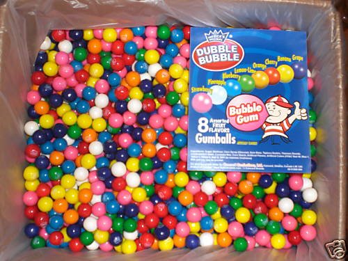 8 Pound Dubble Bubble 5/8 Assorted Gum Balls logo
