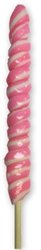 9 Inch Twist Whirly Lollipops 12 Units 1oz Pink logo