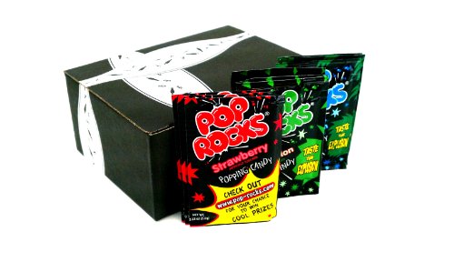 9ct. Pop Rocks Variety Pack, 3 Packs/ea Of Strawberry, Watermelon, and Tropical Punch In A Gift Box logo