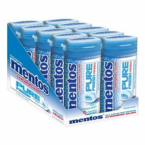 A1 Mentos Chewing Gum Pure Fresh Fresh Mint 10 Bottles Of 15 Pieces logo