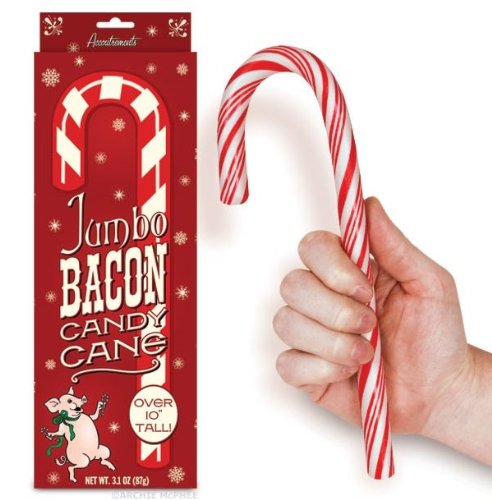 Accoutrements Jumbo Bacon Candy Cane logo