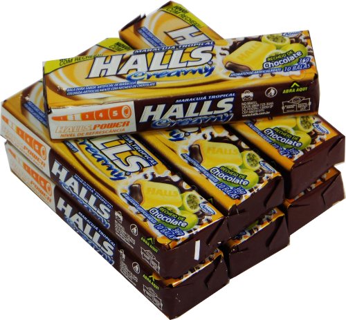 Adams – Halls – Hard Candy Strong Lyptus () – 1.19oz (multi-pack) | Drops Extra Forte Lyptus (preto) – 4g logo