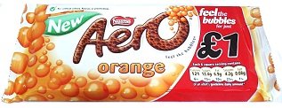 Aero Orange Bar 110g logo