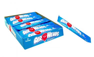 Air Heads – Blue Raspberry, .55 Oz, 36 Count logo