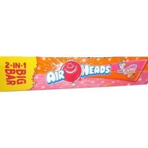Airheads Big Bar, Pink Lemonade & Orange (Pack of 24) logo