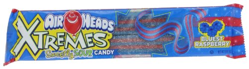 Airheads Extremes Van Melle Perfetti Bluest Raspberry, 2 ounce (Pack of 18) logo