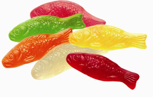 Albanese Assorted Gummi Fish, Sugar Free, 5 Pound Bag logo