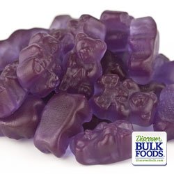 Albanese Concord Grape Gummi Bears 4/5lb Bags logo