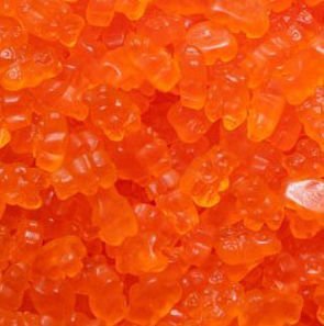 Albanese Confectionery 50106 case Gourmet Ornery Orange Gummi Bears, 20 Lb Case logo