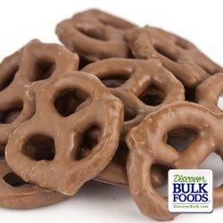 Albanese Gold Label Milk Chocolate Mini Pretzels – 10lb Case logo