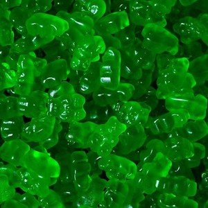 Albanese Green Apple Gummy Bears, 10lbs logo