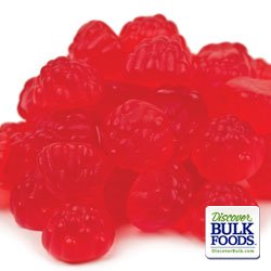 Albanese Gummi Red Raspberries – 1 Lb logo