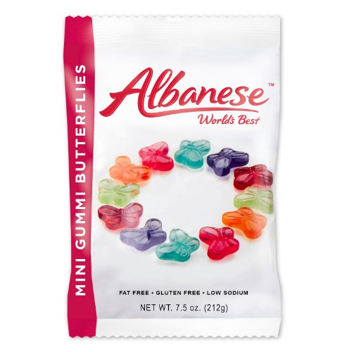 Albanese Mini Butterflies, 7.5 Ounce, Pack of 12 logo