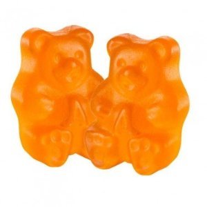 Albanese Ornery Orange Gummy Bears, 10lbs logo