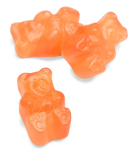 Albanese Passionate Peach Gummi Bears, 5 Pound Bags, Pack of 2 logo