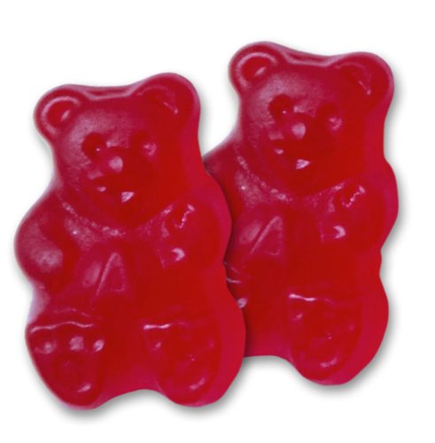 Albanese Red Raspberry Bears, 5 Pound Bags, Pack of 2 logo