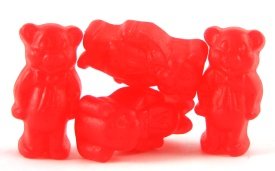 Albanese Red Raspberry Gummi Bears 2lbs logo