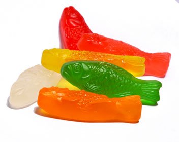 Albanese Sugar Free Assorted Fish Gummi, 16 oz logo