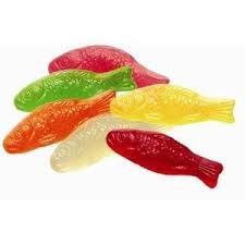 Albanese Sugar Free Gummy Fish Candy, 5 lb logo