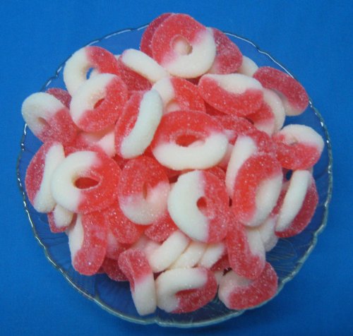 Albanese Watermelon Gummi Rings 2 lbs logo