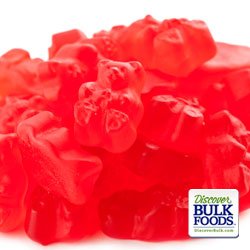Albanese Wild Cherry Gummi Bears 4/5lb Bags logo