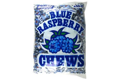 Albert’s Chews Blue Raspberry, 240 Piece Bag logo