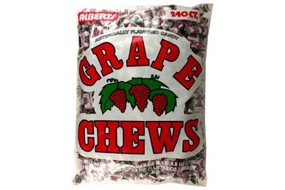 Albert’s Chews Grape, 240 Piece Bag logo