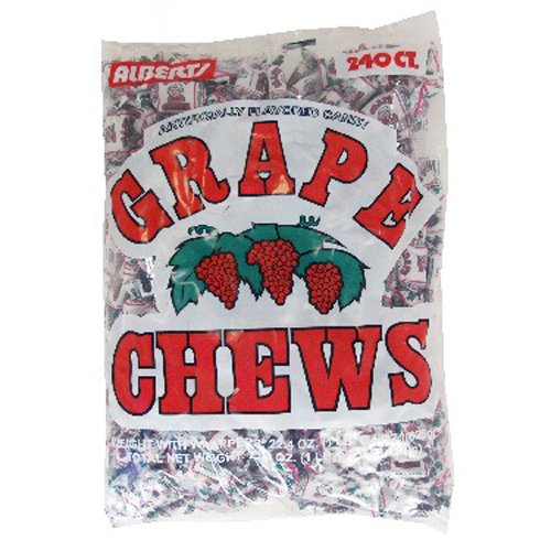 Alberts Grape Chews 240 Ct. – 6 Unit Pack logo