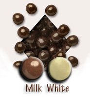 All Natural Chocolate Covered Malt Balls logo