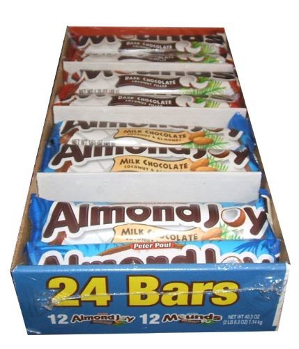 Almond Joy and Mounds 24 Bar Variety Pack logo