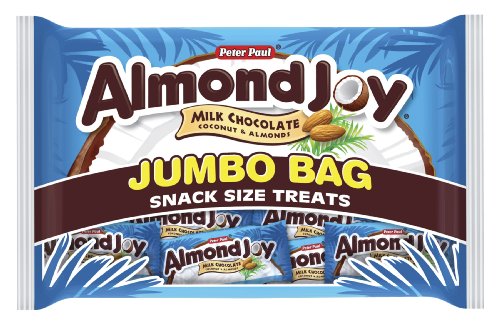 Almond Joy Halloween Snack Size Bars, 20.1 ounce Jumbo Bags (Pack of 3) logo
