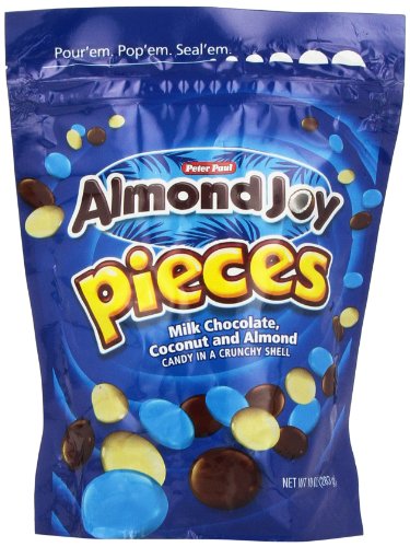 Almond Joy Pieces, 10 ounce Pouches (Pack of 4) logo