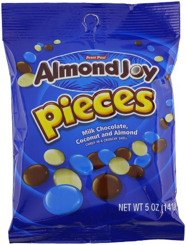 Almond Joy Pieces, 5 ounce Peg Bags (Pack of 12) logo