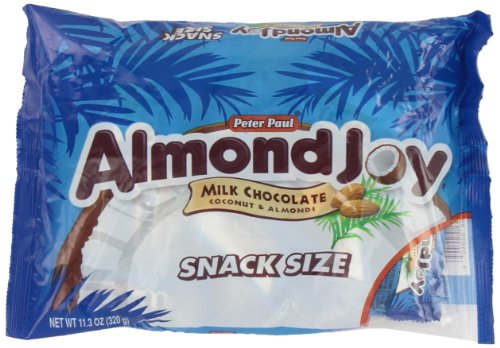 Almond Joy Snack Size Bars, 11.3 ounce Packages (Pack of 6) logo