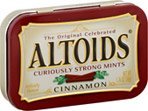 Altoids Cinnamon Mints, 1.76 Oz (Pack of 3) logo