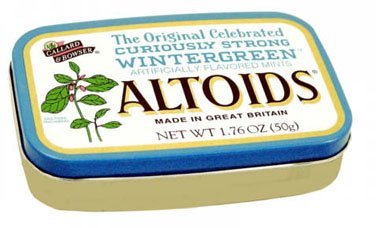 Altoids Mints – Wintergreen, 1.76 Oz Tin, 12 Count logo