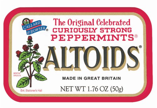 Altoids Peppermint Mints 12 Count logo