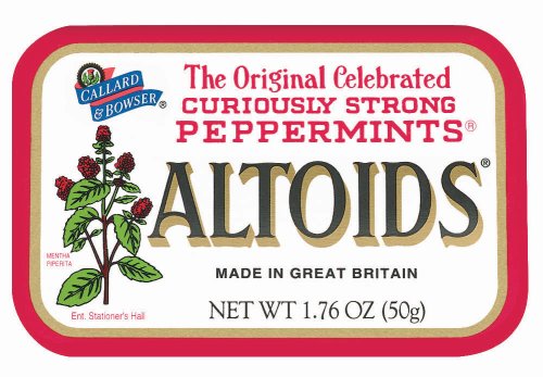 Altoids – Peppermints Tin – 12 Units / 1.7 Oz logo