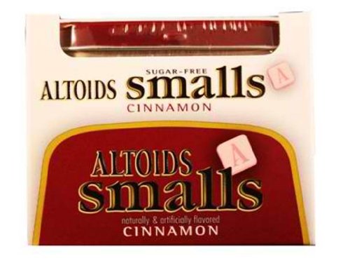 Altoids Smalls Mint Sugar Free Cinnamon Tin 9ct logo