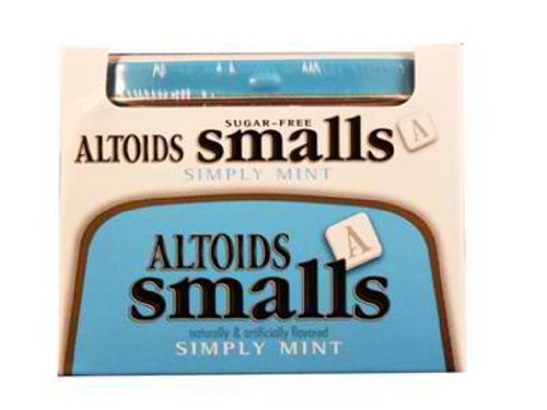 Altoids Smalls Mint Sugar Free Simply Tin 9ct logo