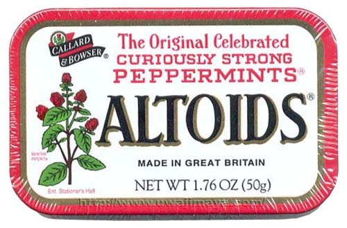 Altoids – Traditional Peppermint Tin – 1.76 Oz. logo