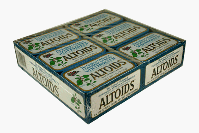 Altoids Wintergreen Mints 12 Count logo