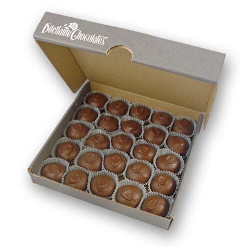 Amaretto Truffles In Milk Chocolate – 25 Piece Bulk Box – By Dilettante logo