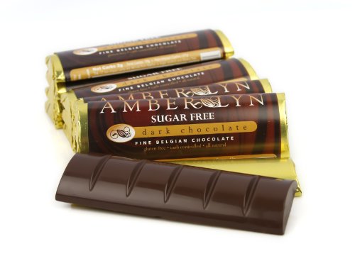 Amber Lyn Dark Chocolate Bars, Sugar Free, 15 Count logo